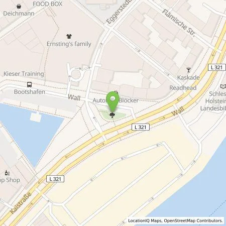 Standortübersicht der Tankstelle Stadtwerke Kiel AG in 24103 Kiel