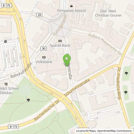 Standortübersicht der Tankstelle eins energie in sachsen GmbH & Co. KG in 08056 Zwickau