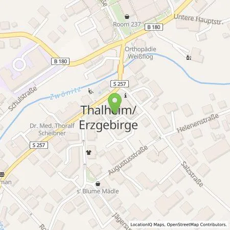 Standortübersicht der Tankstelle eins energie in sachsen GmbH & Co. KG in 09380 Thalheim