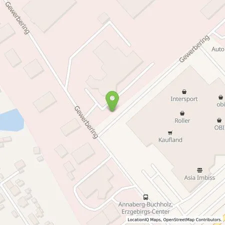 Standortübersicht der Tankstelle eins energie in sachsen GmbH & Co. KG in 09456 Annaberg-Buchholz