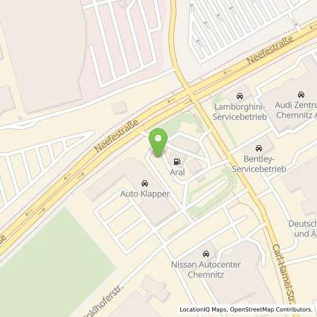 Standortübersicht der Tankstelle eins energie in sachsen GmbH & Co. KG in 09116 Chemnitz