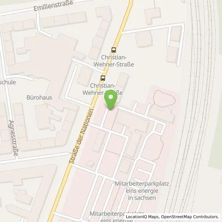 Standortübersicht der Tankstelle eins energie in sachsen GmbH & Co. KG in 09113 Chemnitz