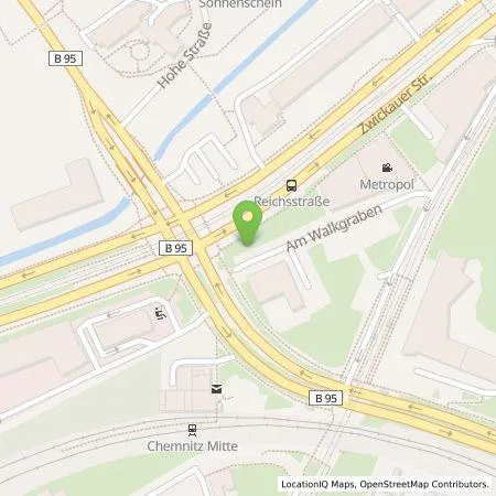 Standortübersicht der Tankstelle eins energie in sachsen GmbH & Co. KG in 09111 Chemnitz