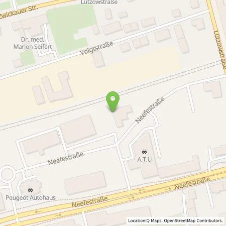 Standortübersicht der Tankstelle eins energie in sachsen GmbH & Co. KG in 09119 Chemnitz