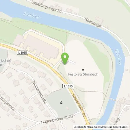 Standortübersicht der Tankstelle Haller Mobilität und Wärme GmbH in 74523 Schwäbisch Hall