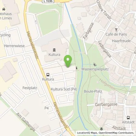 Standortübersicht der Tankstelle Haller Mobilität und Wärme GmbH in 74613 Öhringen