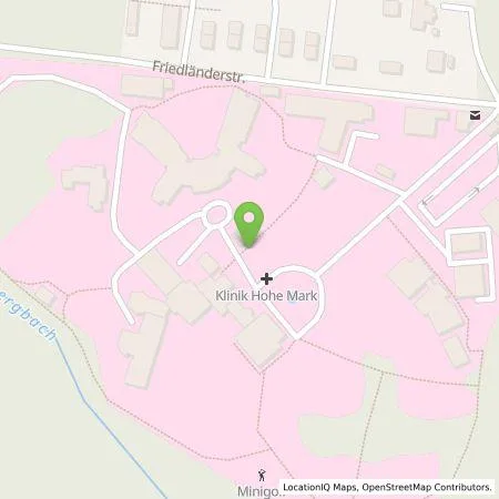 Standortübersicht der Tankstelle DGD Klinik Hohe Mark gGmbH in 61440 Oberursel (Taunus)