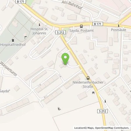 Standortübersicht der Tankstelle Saydaer Energie Werke GmbH in 09619 Sayda