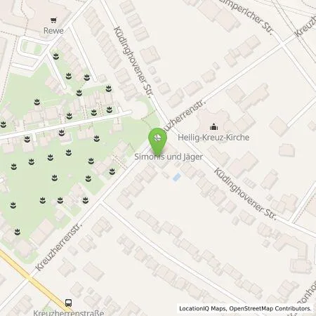 Standortübersicht der Tankstelle Energie- und Wasserversorgung Bonn/Rhein-Sieg GmbH in 53227 Bonn