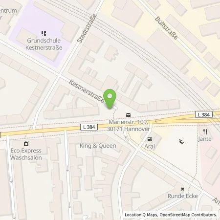 Standortübersicht der Tankstelle enercity AG in 30159 Hannover