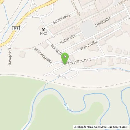 Standortübersicht der Tankstelle Mann Naturenergie GmbH & Co. KG in 57610 Altenkirchen