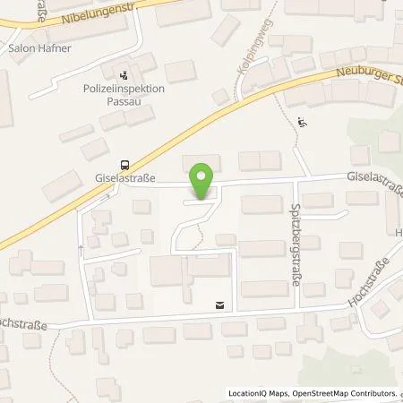 Standortübersicht der Tankstelle Klinikum Passau / Eigenbetrieb der Stadt Passau in 94032 Passau