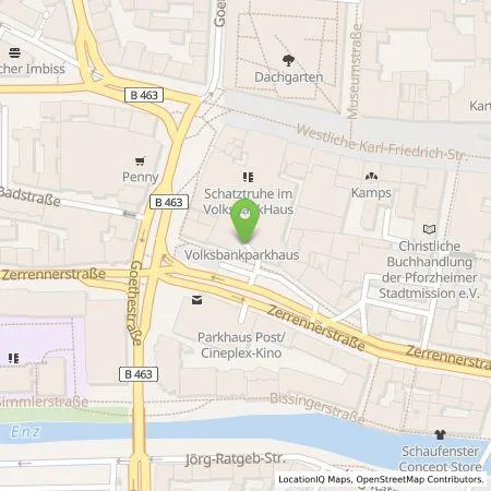 Standortübersicht der Tankstelle ib company GmbH in 75172 Pforzheim