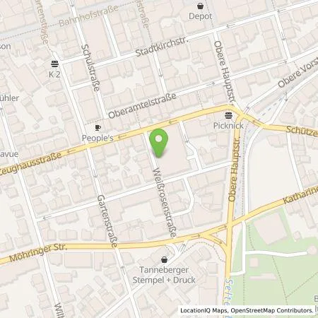 Standortübersicht der Tankstelle ib company GmbH in 78532 Tuttlingen