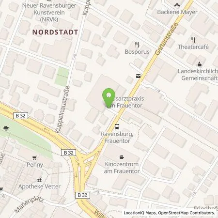 Standortübersicht der Tankstelle ib company GmbH in 88212 Ravensburg