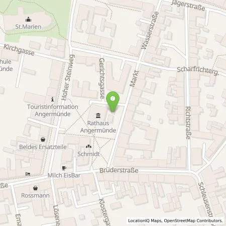 Standortübersicht der Tankstelle Stromversorgung Angermünde GmbH in 16278 Angermünde