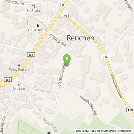 Standortübersicht der Tankstelle Stadtwerke Oberkirch GmbH in 77871 Renchen