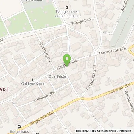 Standortübersicht der Tankstelle Maintal-Werke GmbH in 63477 Maintal