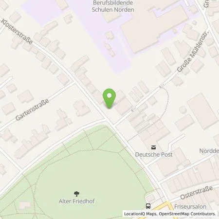 Standortübersicht der Tankstelle Wirtschaftsbetriebe der Stadt Norden GmbH in 26506 Norden