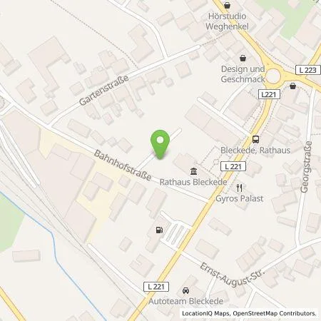 Standortübersicht der Tankstelle Energieversorgung Dahlenburg Bleckede AG in 21354 Bleckede