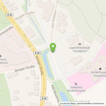 Standortübersicht der Tankstelle Osnabrücker Parkstätten-Betriebsgesellschaft mbH in 49074 Osnabrück