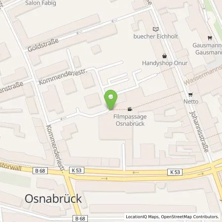 Standortübersicht der Tankstelle Osnabrücker Parkstätten-Betriebsgesellschaft mbH in 49074 Osnabrück