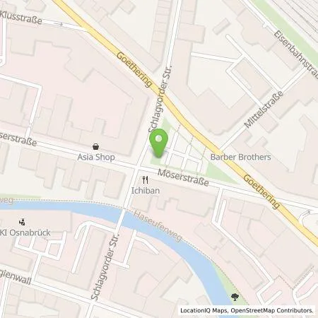 Standortübersicht der Tankstelle Osnabrücker Parkstätten-Betriebsgesellschaft mbH in 49074 Osnabrück