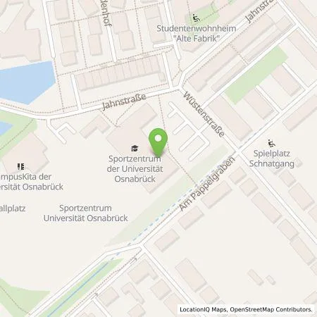 Standortübersicht der Tankstelle Osnabrücker Parkstätten-Betriebsgesellschaft mbH in 49080 Osnabrück