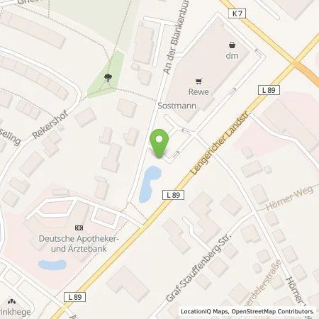 Standortübersicht der Tankstelle Osnabrücker Parkstätten-Betriebsgesellschaft mbH in 49078 Osnabrück