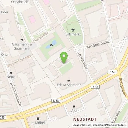 Standortübersicht der Tankstelle Osnabrücker Parkstätten-Betriebsgesellschaft mbH in 49074 Osnabrück