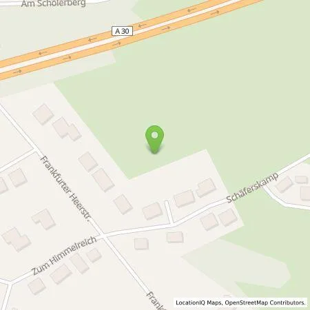 Standortübersicht der Tankstelle Osnabrücker Parkstätten-Betriebsgesellschaft mbH in 49082 Osnabrück