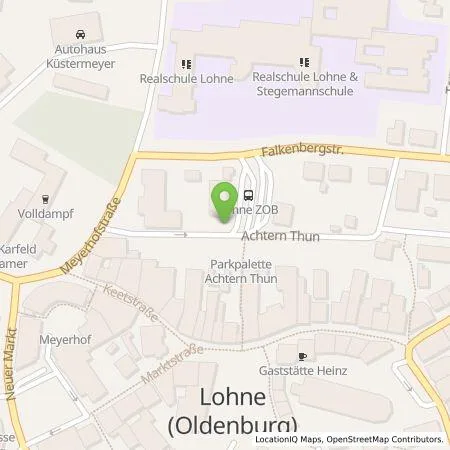 Standortübersicht der Tankstelle Osnabrücker Parkstätten-Betriebsgesellschaft mbH in 49393 Lohne