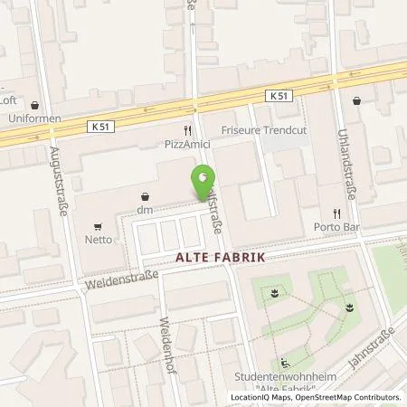 Standortübersicht der Tankstelle Osnabrücker Parkstätten-Betriebsgesellschaft mbH in 49080 Osnabrück