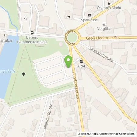 Standortübersicht der Tankstelle Stadtwerke Uelzen GmbH in 29525 Uelzen