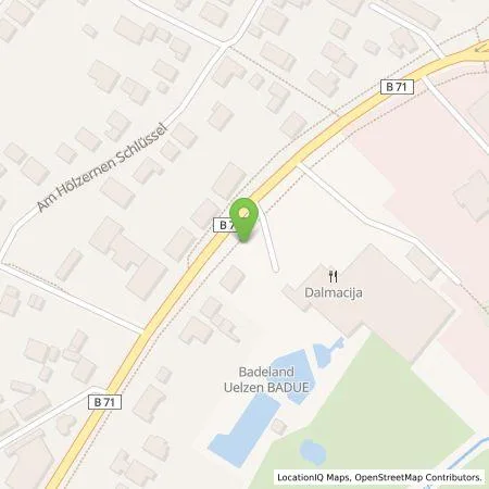 Standortübersicht der Tankstelle Stadtwerke Uelzen GmbH in 29525 Uelzen