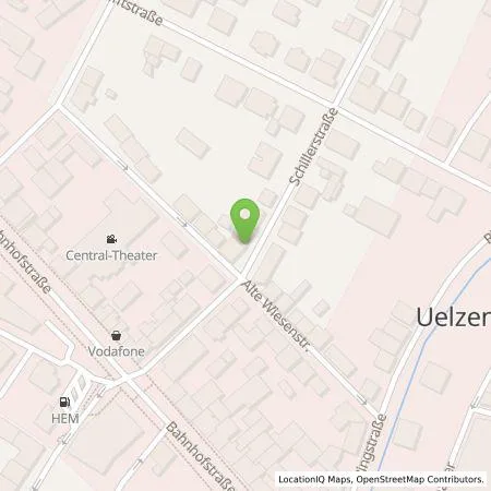 Standortübersicht der Tankstelle Stadtwerke Uelzen GmbH in 29525 Uelzen