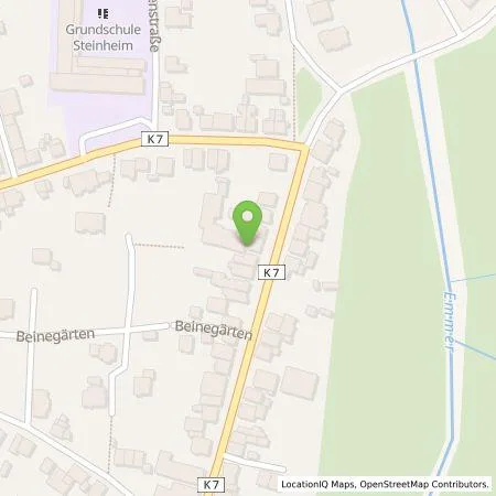 Standortübersicht der Tankstelle Pokalshop Nölker-Behling in 32839 Steinheim