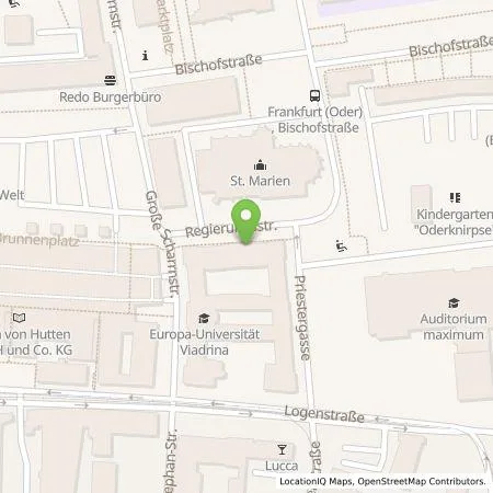 Standortübersicht der Tankstelle Stadtwerke Frankfurt (Oder) GmbH in 15230 Frankfurt (Oder)