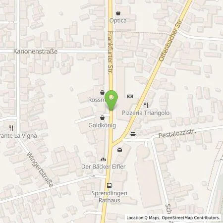 Standortübersicht der Tankstelle Stadtwerke Dreieich GmbH in 63303 Dreieich