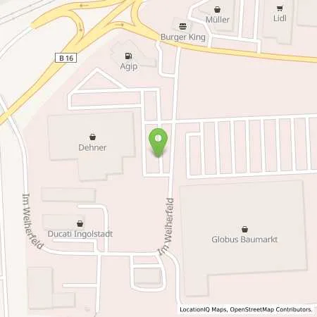 Standortübersicht der Tankstelle Lechwerke AG in 85051 Ingolstadt