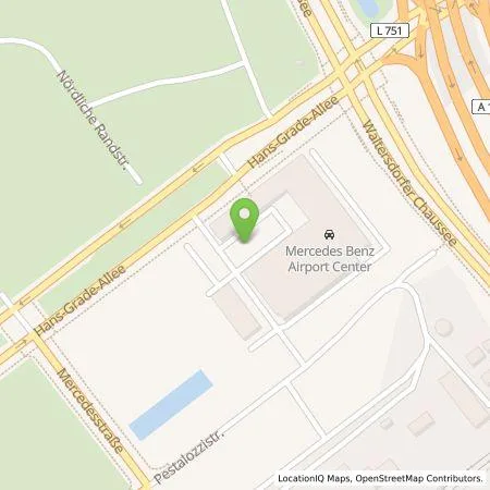 Standortübersicht der Tankstelle Mercedes- Benz AG - Niederlassung Berlin in 12529 Schönefeld