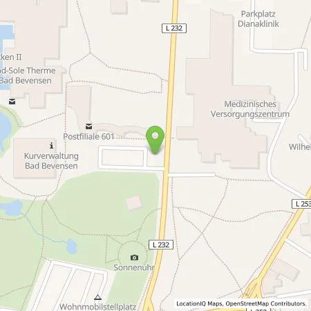 Standortübersicht der Tankstelle SVO Vertrieb GmbH in 29549 Bad Bevensen