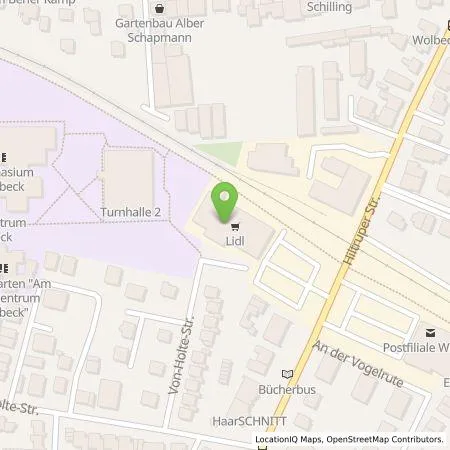 Standortübersicht der Tankstelle Lidl Dienstleistung GmbH & Co. KG in 48167 Münster