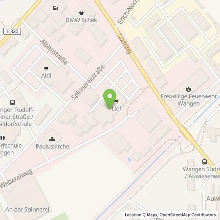 Standortübersicht der Tankstelle Lidl Dienstleistung GmbH & Co. KG in 88239 Wangen im Allgäu