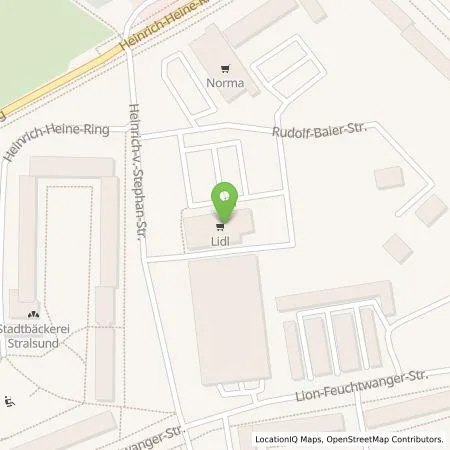 Standortübersicht der Tankstelle Lidl Dienstleistung GmbH & Co. KG in 18435 Stralsund
