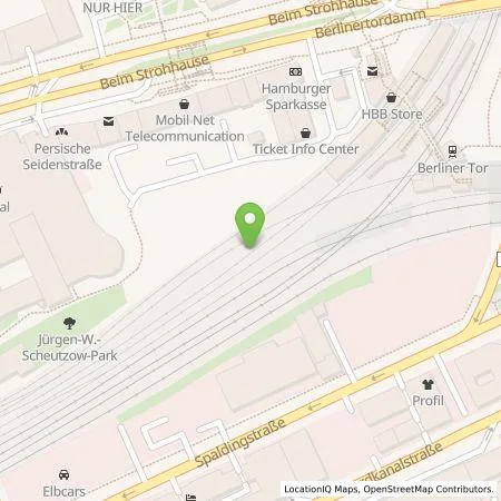 Standortübersicht der Tankstelle LAN1 Hotspots GmbH in 20097 Hamburg