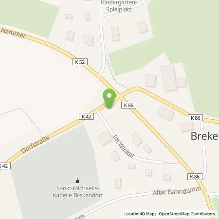 Standortübersicht der Tankstelle nonoxx pro GmbH in 24811 Brekendorf