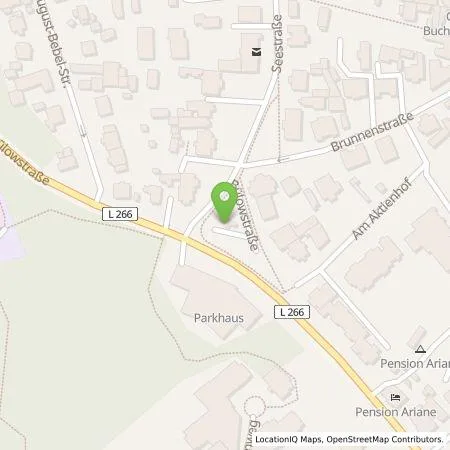 Standortübersicht der Tankstelle Inselwerke eG in 17424 Ostseebad Heringsdorf