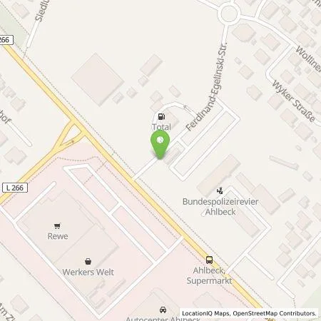 Standortübersicht der Tankstelle Inselwerke eG in 17429 Seebad Ahlbeck