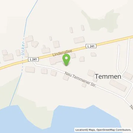 Standortübersicht der Tankstelle Inselwerke eG in 17268 Temmen